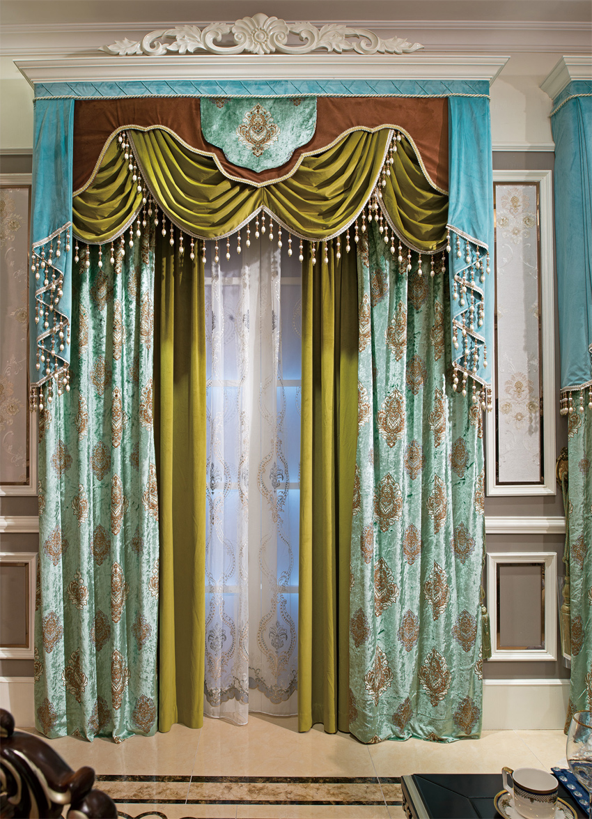 豪華歐式風格窗簾